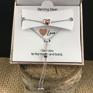 ⛄️ 50% off ⛄️ONE LEFT!!!!! Close At Heart Adjustable Bracelet
